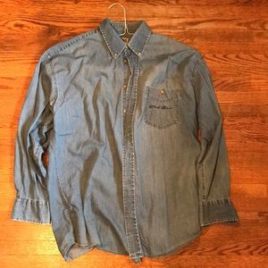 Vintage Wind River Outfitting Denim Button Down